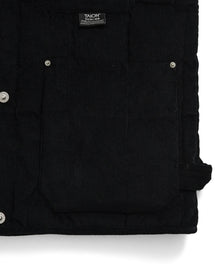 WORK V NECK BUTTON CORDUROY×DOWN VEST