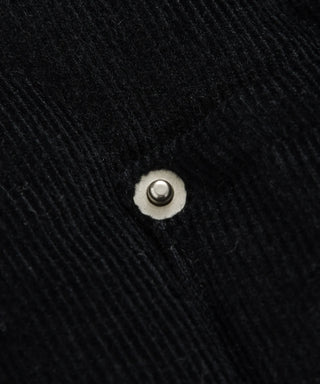 WORK V NECK BUTTON CORDUROY×DOWN VEST
