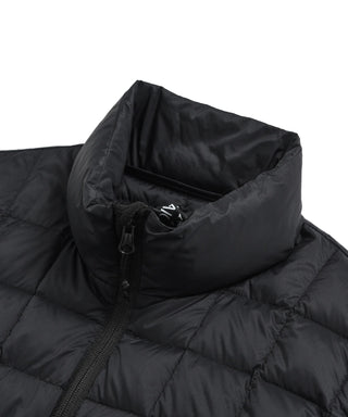 MOUNTAIN HI-NECK W-ZIP LIGHT DOWN VEST (800FP)