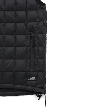 MOUNTAIN HI-NECK W-ZIP LIGHT DOWN VEST (800FP)