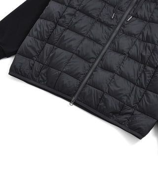 HI NECK KNIT/DOWN JACKET