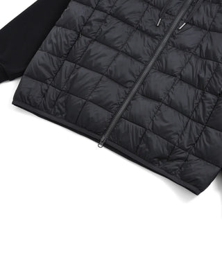 HI NECK KNIT/DOWN JACKET