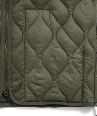 MILITARY HOOD W-ZIP DOWN JKT （SOFT SHELL）