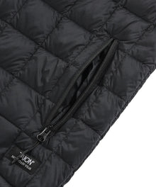 MOUNTAIN W-ZIP PULL-OVER LIGHT DOWN HOODIE (800FP)