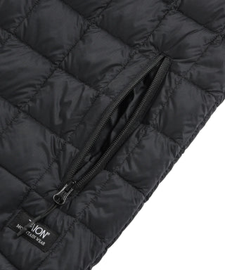 MOUNTAIN W-ZIP PULL-OVER LIGHT DOWN HOODIE (800FP)