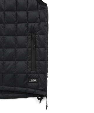 MOUNTAIN W-ZIP PULL-OVER LIGHT DOWN HOODIE (800FP)