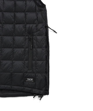 MOUNTAIN W-ZIP PULL-OVER LIGHT DOWN HOODIE (800FP)