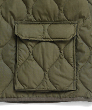 MILITARY W-ZIP DOWN HOODIE