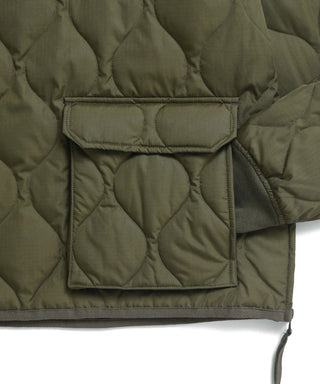 MILITARY W-ZIP DOWN HOODIE