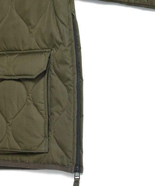 MILITARY W-ZIP DOWN HOODIE