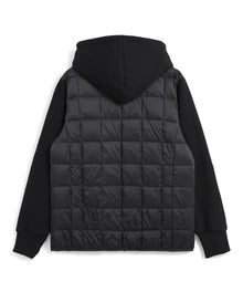 W-ZIP FRONT DOWN HOODIE＋SWEATS SLEEVE