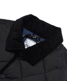 PIPING COLLAR DOWN CARDIGAN