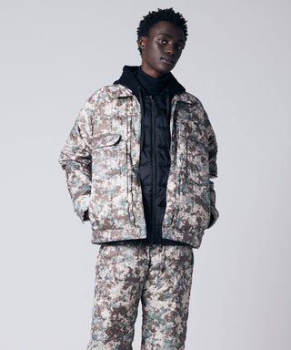 DIGITAL CAMO／Model Height 184cm／Wearing Size M