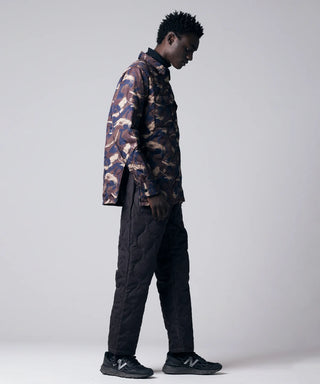 PRINT CAMO／Model Height 184cm／Wearing Size M