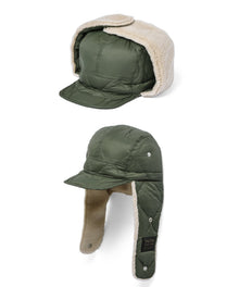 MILITARY DOWN WARM CAP (Soft Shell)