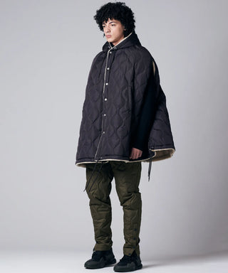 BLACK×CREAM／Model Height 180cm／Wearing Size M