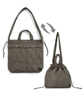 MILITARY DOWN HELMET SHOULDER BAG (Hard Shell)