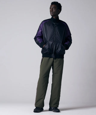 BK/OFF×BK/D.PURPLE／Model Height 184cm／Wearing Size M