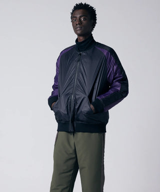 BK/OFF×BK/D.PURPLE／Model Height 184cm／Wearing Size M