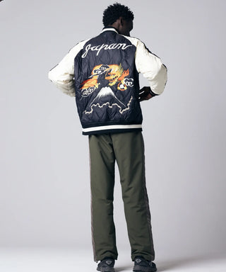 BK/OFF×BK/D.PURPLE／Model Height 184cm／Wearing Size M