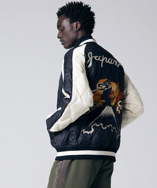 BK/OFF×BK/D.PURPLE／Model Height 184cm／Wearing Size M