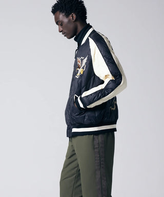 BK/OFF×BK/D.PURPLE／Model Height 184cm／Wearing Size M