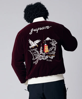 D.BURGUNDY×D.NVY／Model Height 180m／Wearing Size M