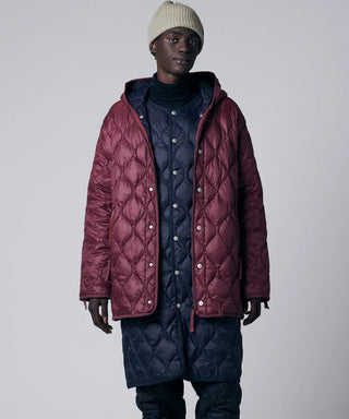 MILITARY W-ZIP HOOD DOWN JKT  （SOFT SHELL）