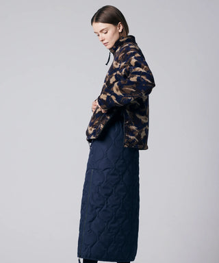 BLACK×CAMO PRINT（BOA SIDE）／Model Height 171cm／Wearing Size XS