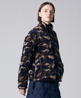 BLACK×CAMO PRINT（BOA SIDE）／Model Height 171cm／Wearing Size XS