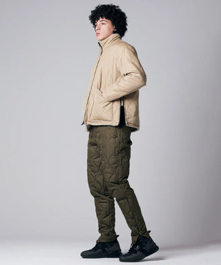 COYOTE×BEIGE（DOWN SIDE）／Model Height 180cm／Wearing Size M