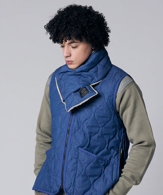 INDIGO DENIM×BEIGE（DOWN SIDE）