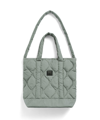 MILITARY ZIP TOP TOTE DOWN BAG-M