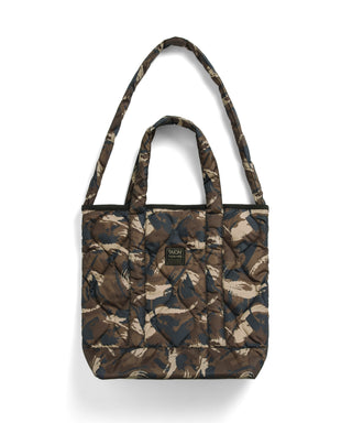 MILITARY ZIP TOP TOTE DOWN BAG-M