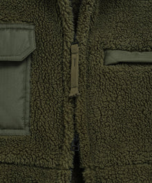 MILITARY PILE-FLEECE HIGH-NECK VEST （NON DOWN）