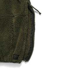 MILITARY PILE-FLEECE HIGH-NECK VEST （NON DOWN）