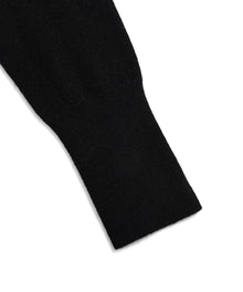 100% CASHMERE FULL-ZIP HIGH-NECK SWEATER