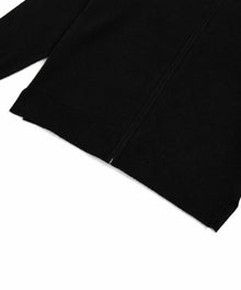 100% CASHMERE FULL-ZIP HOODED SWEATER