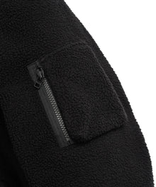 REVERSIBLE MA-1 FAUX WOOL DOWN JACKET
