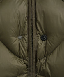 MILITARY HOODED VOLUME DOWN JKT (Soft Shell)