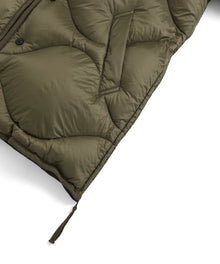 MILITARY HOODED VOLUME DOWN JKT (Soft Shell)