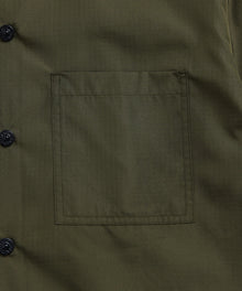 NON DOWN MILITARY BUTTON SLIT SHIRTS <HALF SLEEVE>