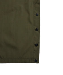 NON DOWN MILITARY BUTTON SLIT SHIRTS <HALF SLEEVE>