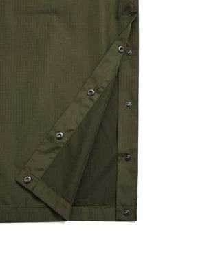 NON DOWN  MILITARY BUTTON SLIT SHIRTS <LONG SLEEVE>