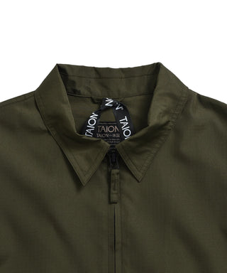 NON DOWN  MILITARY BUTTON SLIT SHIRTS <LONG SLEEVE>