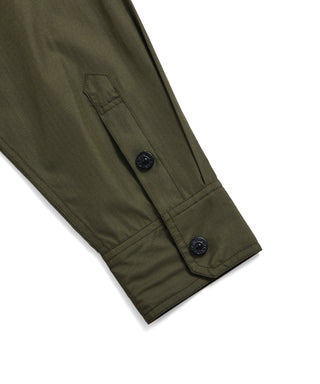 NON DOWN  MILITARY W-ZIP SHIRTS <LONG SLEEVE>