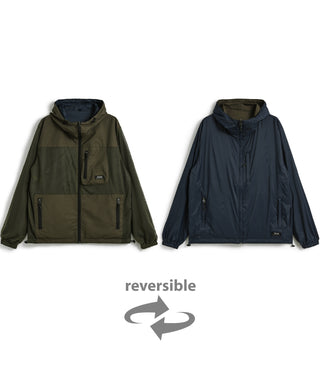NON DOWN MOUNTAIN REVERSIBLE W-ZIP HOOD JACKET