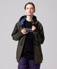 DARK OLIVE×DARK NAVY（front side）／Model Height 169cm／Wearing Size XS
