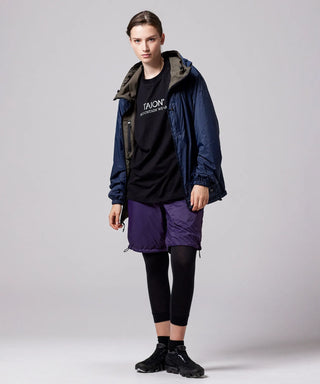 DARK OLIVE×DARK NAVY（back side）／Model Height 169cm／Wearing Size XS