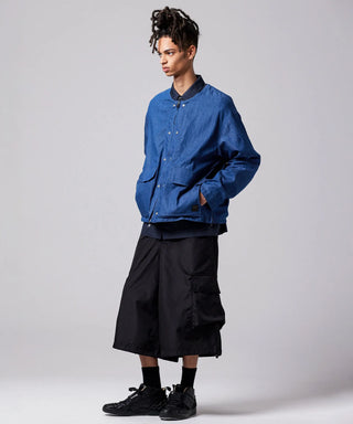 BLACK（back side）／Model Height 181cm／Wearing Size M